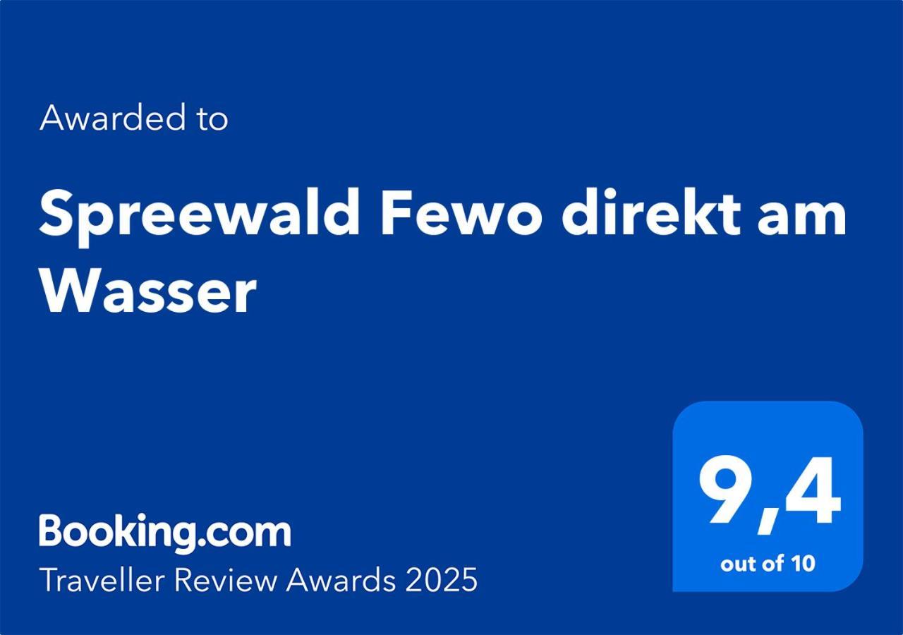 Spreewald Fewo Direkt Am Wasser Lübbenau Екстериор снимка